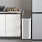 13-Gallon Stainless Steel Motion Sensor Trash Can with Lid – Silver